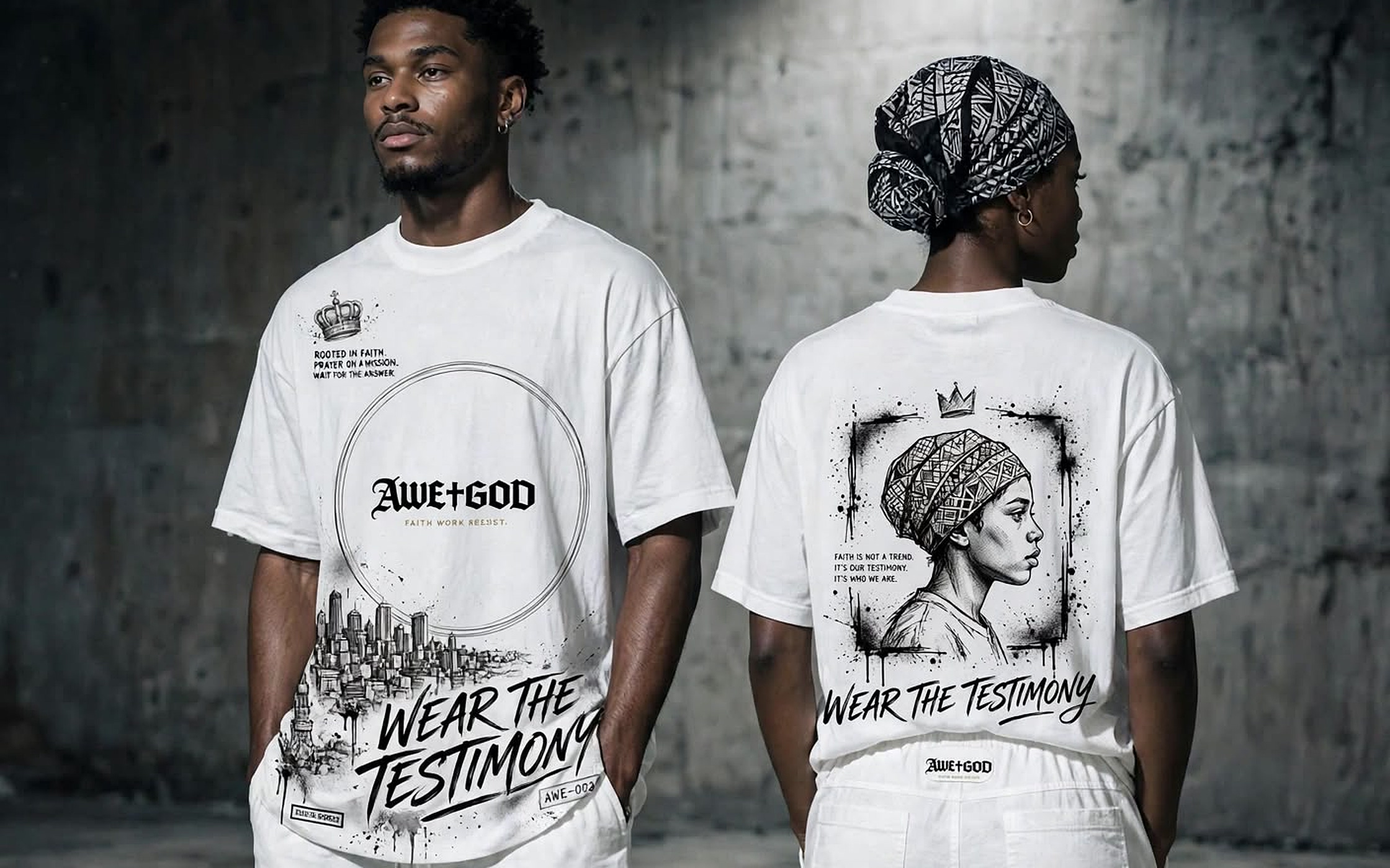 Testimony Tees, White